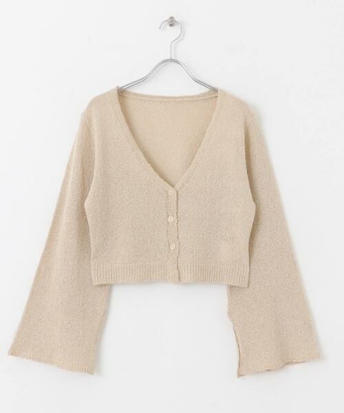 URBAN RESEARCH ITEMS / アーバンリサーチ アイテムズ カーディガン・ボレロ | クロップドニットカーディガン | 詳細18