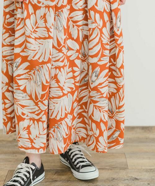 URBAN RESEARCH ITEMS / アーバンリサーチ アイテムズ スカート | リーフプリントボリュームスカート | 詳細12