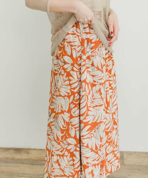 URBAN RESEARCH ITEMS / アーバンリサーチ アイテムズ スカート | リーフプリントボリュームスカート | 詳細3