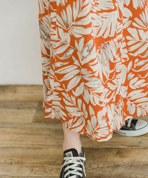 URBAN RESEARCH ITEMS / アーバンリサーチ アイテムズ スカート | リーフプリントボリュームスカート | 詳細4