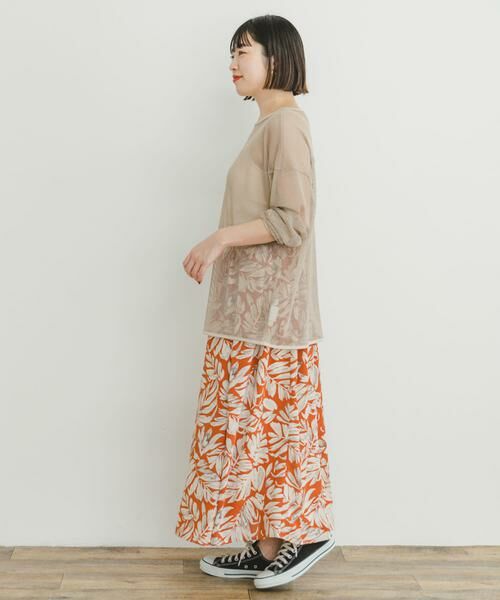 URBAN RESEARCH ITEMS / アーバンリサーチ アイテムズ スカート | リーフプリントボリュームスカート | 詳細6