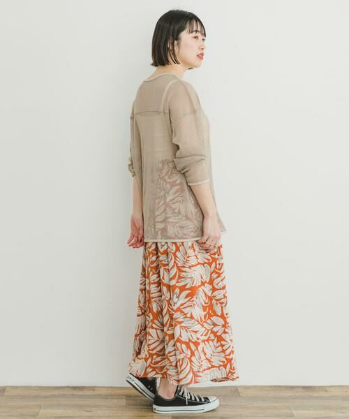 URBAN RESEARCH ITEMS / アーバンリサーチ アイテムズ スカート | リーフプリントボリュームスカート | 詳細7