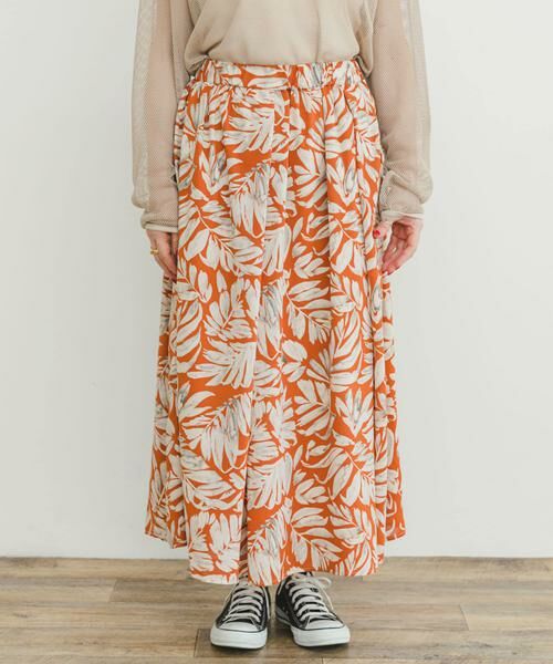 URBAN RESEARCH ITEMS / アーバンリサーチ アイテムズ スカート | リーフプリントボリュームスカート | 詳細8