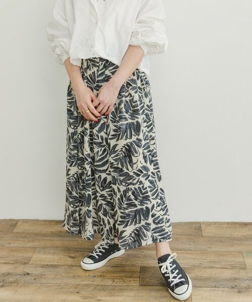 URBAN RESEARCH ITEMS / アーバンリサーチ アイテムズ スカート | リーフプリントボリュームスカート | 詳細15