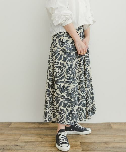 URBAN RESEARCH ITEMS / アーバンリサーチ アイテムズ スカート | リーフプリントボリュームスカート | 詳細18