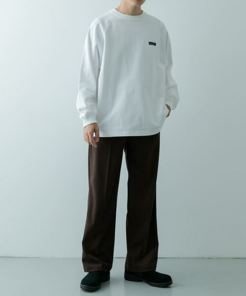 URBAN RESEARCH ITEMS / アーバンリサーチ アイテムズ Tシャツ | 天竺 ワンポイント ロングスリーブTシャツ | 詳細14