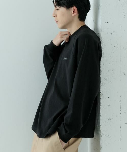 URBAN RESEARCH ITEMS / アーバンリサーチ アイテムズ Tシャツ | 天竺 ワンポイント ロングスリーブTシャツ | 詳細26