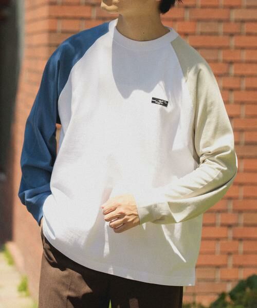 URBAN RESEARCH ITEMS / アーバンリサーチ アイテムズ Tシャツ | 天竺 ワンポイント ロングスリーブTシャツ | 詳細30