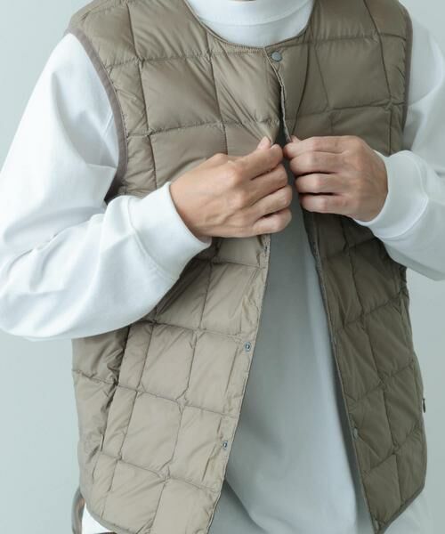 URBAN RESEARCH ITEMS / アーバンリサーチ アイテムズ ダウンジャケット・ベスト | TAION　Crew Neck Button Down Vest | 詳細1