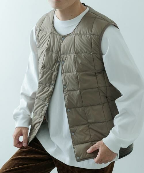 URBAN RESEARCH ITEMS / アーバンリサーチ アイテムズ ダウンジャケット・ベスト | TAION　Crew Neck Button Down Vest | 詳細3