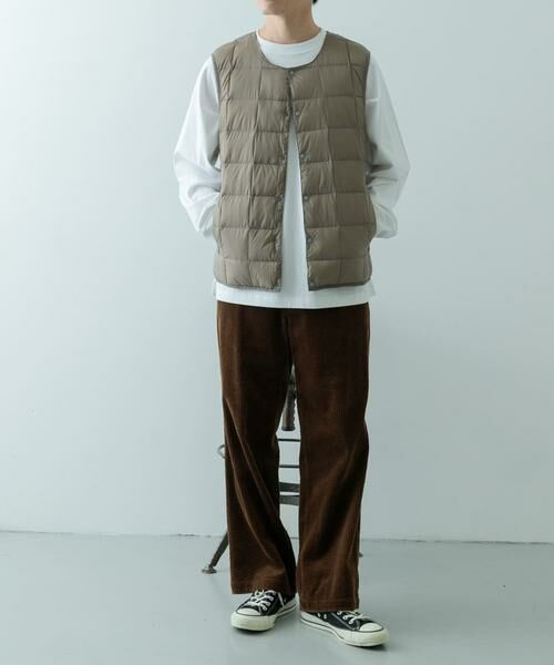 URBAN RESEARCH ITEMS / アーバンリサーチ アイテムズ ダウンジャケット・ベスト | TAION　Crew Neck Button Down Vest | 詳細5