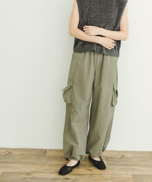 URBAN RESEARCH ITEMS / アーバンリサーチ アイテムズ その他パンツ | ワイドカーゴパンツ(カーキ)