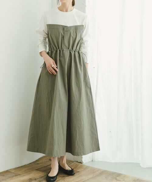 URBAN RESEARCH ITEMS / アーバンリサーチ アイテムズ ワンピース | ドッキングナイロンワンピース | 詳細3