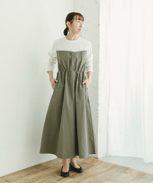 URBAN RESEARCH ITEMS / アーバンリサーチ アイテムズ ワンピース | ドッキングナイロンワンピース | 詳細5