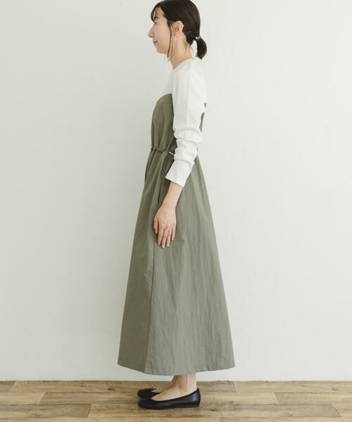 URBAN RESEARCH ITEMS / アーバンリサーチ アイテムズ ワンピース | ドッキングナイロンワンピース | 詳細8