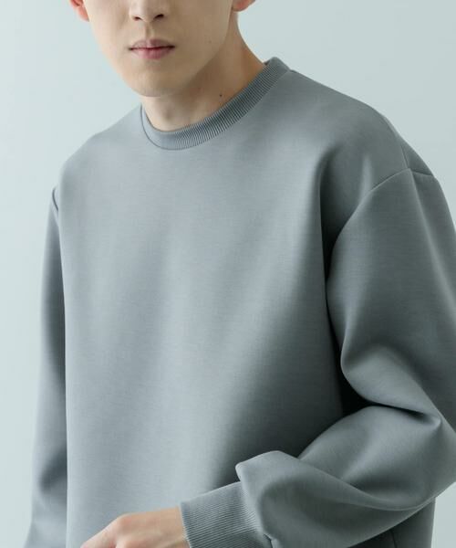 URBAN RESEARCH ITEMS / アーバンリサーチ アイテムズ スウェット | ストレッチダンボール クルーネックプルオーバー | 詳細18