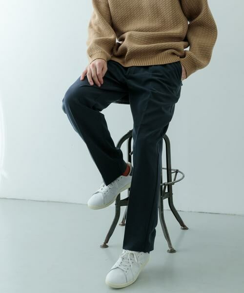 URBAN RESEARCH ITEMS / アーバンリサーチ アイテムズ その他パンツ | ストレッチ×ウォッシャブル裏キモウスラックス(ネイビー)