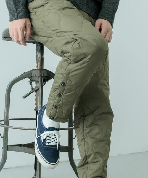 URBAN RESEARCH ITEMS/アーバンリサーチ アイテムズ TAION Button Parachute Down Pants グリーン系その他 M URBAN RESEARCH ITEMS/アーバンリサーチ アイテムズ TAION Button Parachute Down Pants グリーン系その他 M