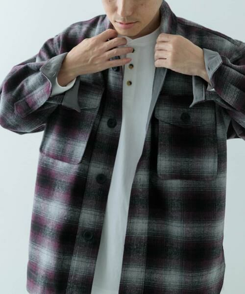 URBAN RESEARCH ITEMS / アーバンリサーチ アイテムズ その他アウター | オンブレチェック クルーザージャケット | 詳細15