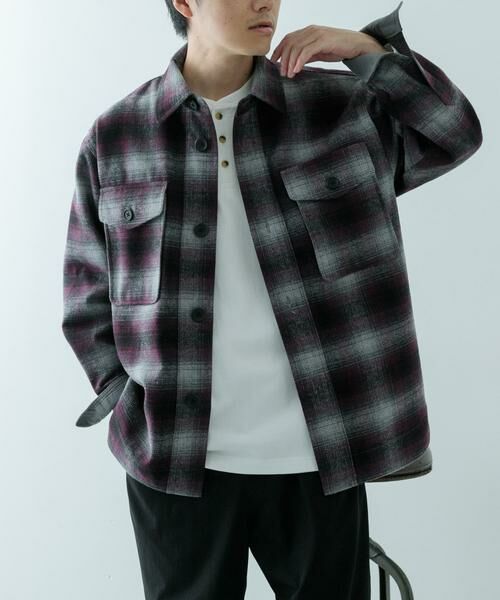 URBAN RESEARCH ITEMS / アーバンリサーチ アイテムズ その他アウター | オンブレチェック クルーザージャケット | 詳細17