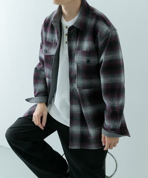 URBAN RESEARCH ITEMS / アーバンリサーチ アイテムズ その他アウター | オンブレチェック クルーザージャケット | 詳細18