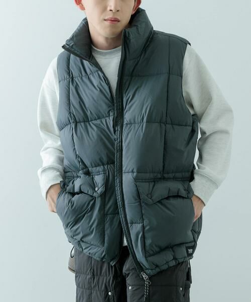 URBAN RESEARCH ITEMS / アーバンリサーチ アイテムズ ダウンジャケット・ベスト | TAION Packable Volume Down Vest(ダークグレー)