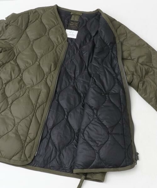 URBAN RESEARCH ITEMS / アーバンリサーチ アイテムズ ダウンジャケット・ベスト | TAION　MILITARY Wzip V-NECK DOWN JACKET | 詳細12