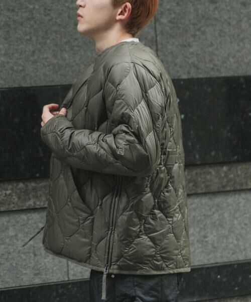 URBAN RESEARCH ITEMS / アーバンリサーチ アイテムズ ダウンジャケット・ベスト | TAION　MILITARY Wzip V-NECK DOWN JACKET | 詳細3
