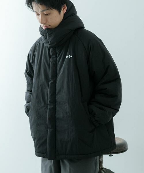 URBAN RESEARCH ITEMS/アーバンリサーチ アイテムズ ddp 2way RipStop Nylon Puff Jacket ブラック L