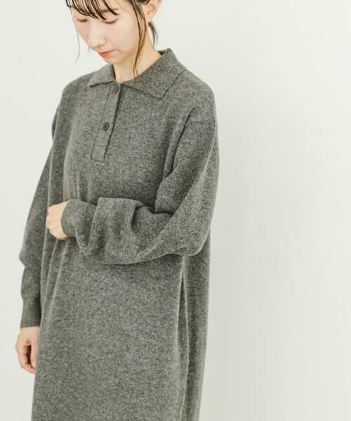 URBAN RESEARCH ITEMS / アーバンリサーチ アイテムズ ワンピース | ポロニットワンピース | 詳細1