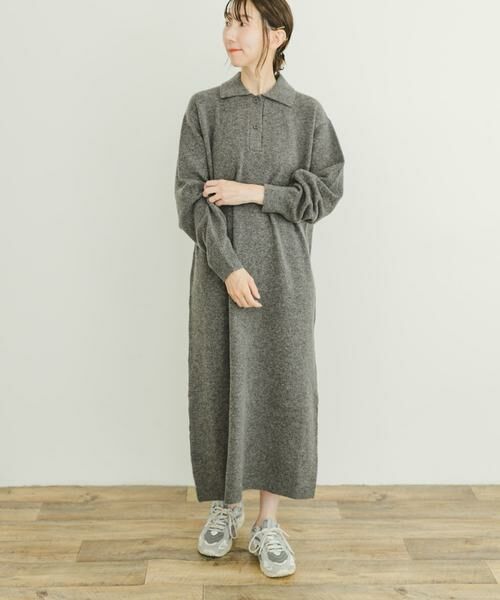 URBAN RESEARCH ITEMS / アーバンリサーチ アイテムズ ワンピース | ポロニットワンピース | 詳細3