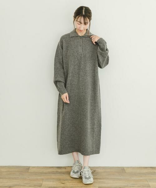 URBAN RESEARCH ITEMS / アーバンリサーチ アイテムズ ワンピース | ポロニットワンピース | 詳細6