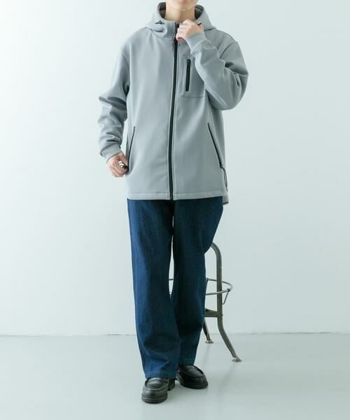 URBAN RESEARCH ITEMS / アーバンリサーチ アイテムズ その他アウター | ZIP UP ダンボール フードアウター | 詳細28