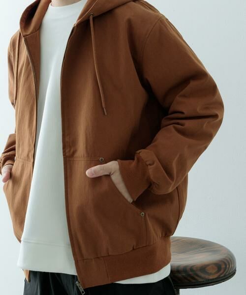 URBAN RESEARCH ITEMS / アーバンリサーチ アイテムズ その他アウター | ジップアップ コットンフードジャケット | 詳細1