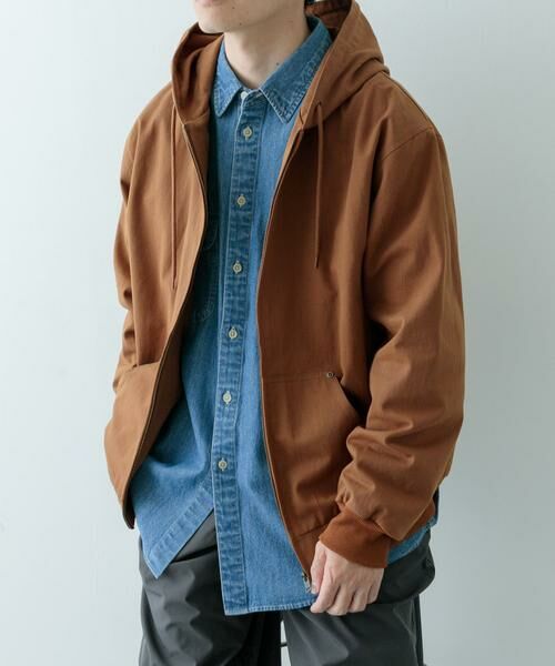 URBAN RESEARCH ITEMS / アーバンリサーチ アイテムズ その他アウター | ジップアップ コットンフードジャケット | 詳細10