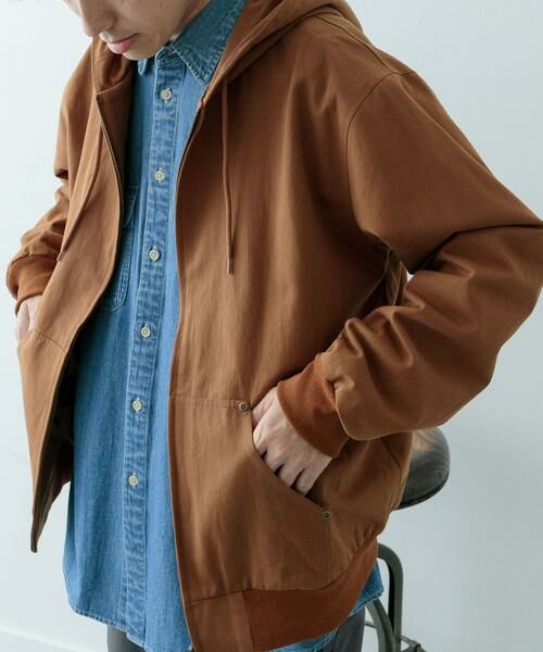 URBAN RESEARCH ITEMS / アーバンリサーチ アイテムズ その他アウター | ジップアップ コットンフードジャケット | 詳細8