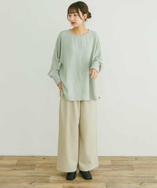 URBAN RESEARCH ITEMS / アーバンリサーチ アイテムズ シャツ・ブラウス | リブドルマンブラウス | 詳細4