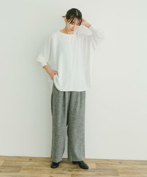 URBAN RESEARCH ITEMS / アーバンリサーチ アイテムズ シャツ・ブラウス | リブドルマンブラウス | 詳細15