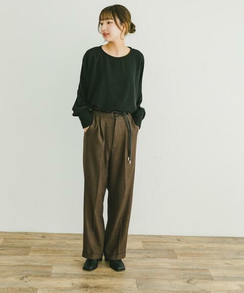 URBAN RESEARCH ITEMS / アーバンリサーチ アイテムズ シャツ・ブラウス | リブドルマンブラウス | 詳細19