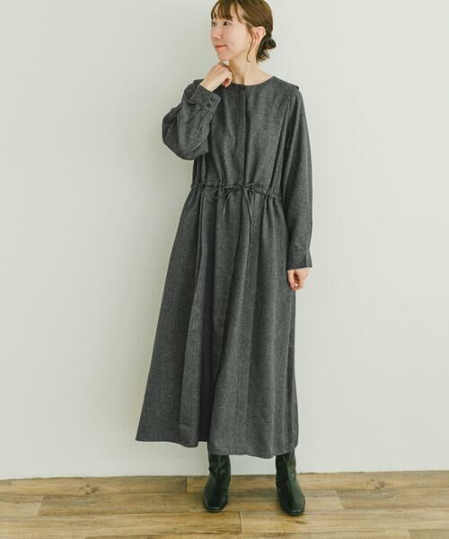 URBAN RESEARCH ITEMS / アーバンリサーチ アイテムズ ワンピース | ウエストギャザーワンピース | 詳細17