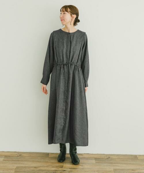 URBAN RESEARCH ITEMS / アーバンリサーチ アイテムズ ワンピース | ウエストギャザーワンピース | 詳細18
