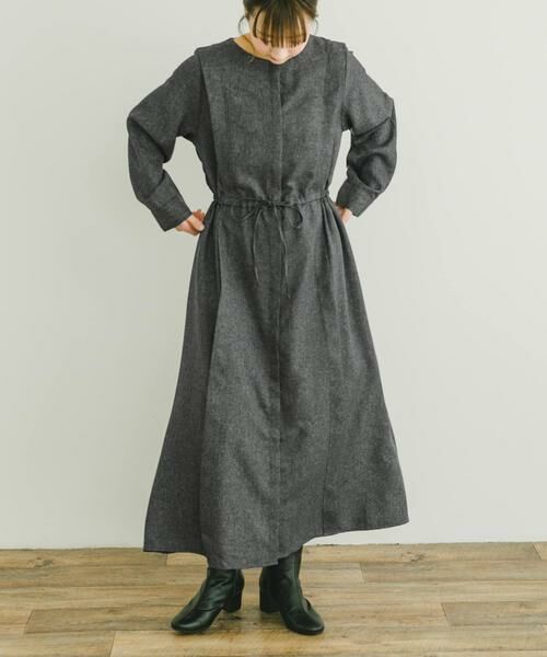 URBAN RESEARCH ITEMS / アーバンリサーチ アイテムズ ワンピース | ウエストギャザーワンピース | 詳細9