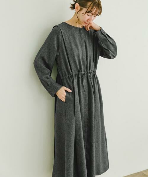 URBAN RESEARCH ITEMS / アーバンリサーチ アイテムズ ワンピース | ウエストギャザーワンピース | 詳細14