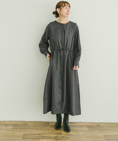 URBAN RESEARCH ITEMS / アーバンリサーチ アイテムズ ワンピース | ウエストギャザーワンピース | 詳細15