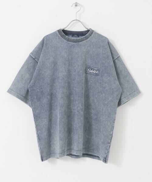 URBAN RESEARCH ITEMS / アーバンリサーチ アイテムズ Tシャツ | ワンポイント刺繍クルーネックデニムTシャツ | 詳細10