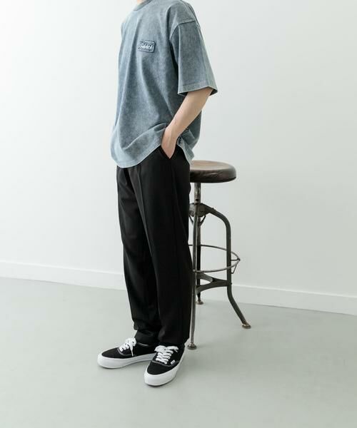 URBAN RESEARCH ITEMS / アーバンリサーチ アイテムズ Tシャツ | ワンポイント刺繍クルーネックデニムTシャツ | 詳細9