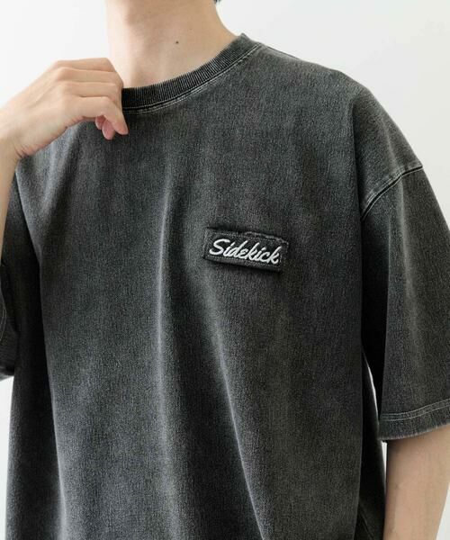 URBAN RESEARCH ITEMS / アーバンリサーチ アイテムズ Tシャツ | ワンポイント刺繍クルーネックデニムTシャツ | 詳細29