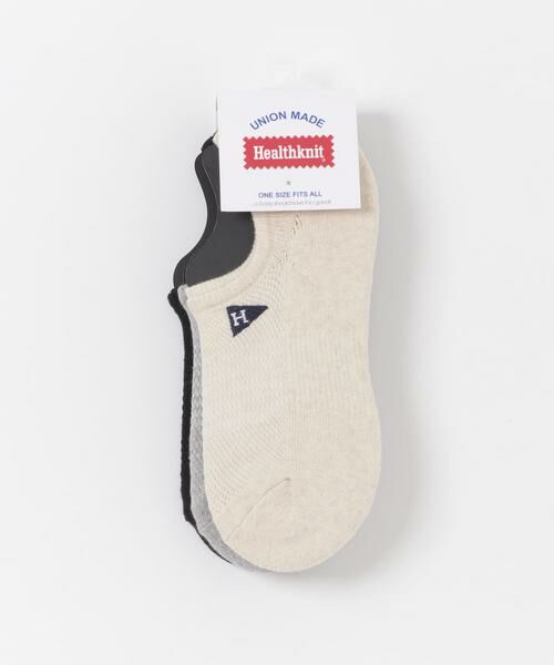 URBAN RESEARCH ITEMS / アーバンリサーチ アイテムズ ソックス | Healthknit　ペナント刺繍ソックス3P | 詳細3