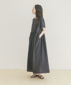 URBAN RESEARCH ITEMS / アーバンリサーチ アイテムズ ワンピース | リネンライク半袖ワンピース