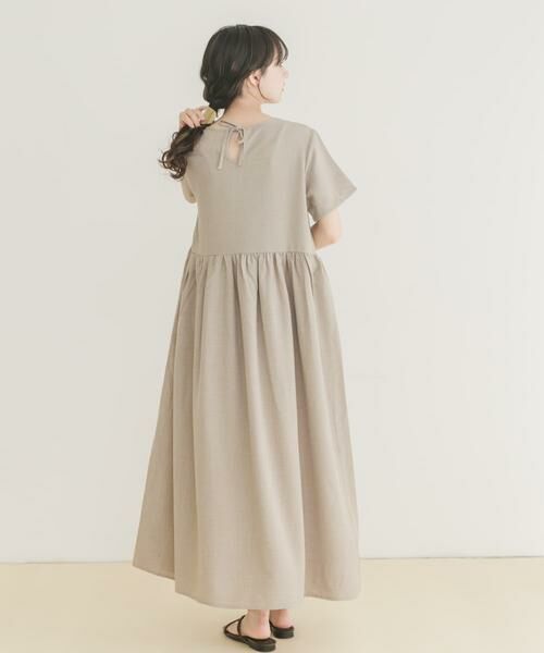 URBAN RESEARCH ITEMS / アーバンリサーチ アイテムズ ワンピース | リネンライク半袖ワンピース | 詳細25